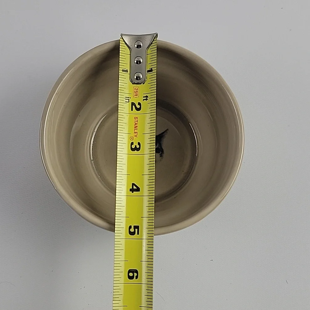 Ceramic Cat Bowl - Tan